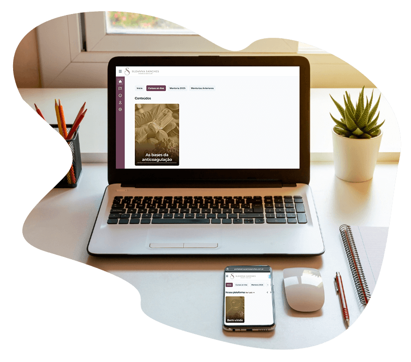 Mockup contendo imagem do curso